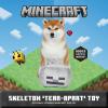 imageMinecraft for Pets 6quot Zombie TearApart Toy for Dogs  Officially Licensed Mojang Studios Pet Products  Plush Dog Toy with Squeaky and Surprise Inside  Gifts for Kids Who Love Video GamesGrey Skeleton Tear Apart Pet Toy