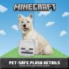imageMinecraft for Pets 6quot Zombie TearApart Toy for Dogs  Officially Licensed Mojang Studios Pet Products  Plush Dog Toy with Squeaky and Surprise Inside  Gifts for Kids Who Love Video GamesGrey Skeleton Tear Apart Pet Toy
