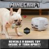 imageMinecraft for Pets 6quot Zombie TearApart Toy for Dogs  Officially Licensed Mojang Studios Pet Products  Plush Dog Toy with Squeaky and Surprise Inside  Gifts for Kids Who Love Video GamesGrey Skeleton Tear Apart Pet Toy