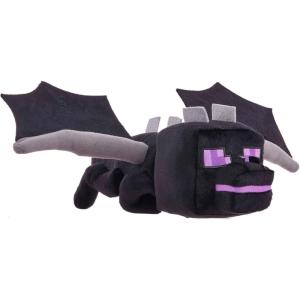 imageMattel Minecraft Ender Dragon Plush Toy with Lights ampamp Sounds 12inch Soft Doll with Posable Wings Video Game Character