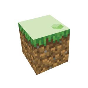 imageMinecraft Grass Block Sticky Note Cube