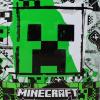 imageBioworld Minecraft Creeper 20quot CarryOn Luggage With Wheels And Retractable HandleMinecraft Creeper