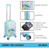 imageBioworld Minecraft Creeper 20quot CarryOn Luggage With Wheels And Retractable HandleStitch With Pineapple