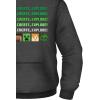 imageMinecraft Boys Video Game Hoodie  Black and Green Creeper Face  Official Costume Hoodie SweatshirtCharcoal Build