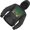 imageMinecraft Boys Video Game Hoodie  Black and Green Creeper Face  Official Costume Hoodie SweatshirtCharcoal Build
