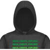 imageMinecraft Boys Video Game Hoodie  Black and Green Creeper Face  Official Costume Hoodie SweatshirtCharcoal Build