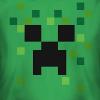 imageMinecraft Boys Video Game Hoodie  Black and Green Creeper Face  Official Costume Hoodie SweatshirtGreen Creeper