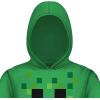 imageMinecraft Boys Video Game Hoodie  Black and Green Creeper Face  Official Costume Hoodie SweatshirtGreen Creeper