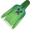 imageMinecraft Boys Video Game Hoodie  Black and Green Creeper Face  Official Costume Hoodie SweatshirtGreen Squares