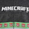 imageMinecraft Boys Video Game Hoodie  Black and Green Creeper Face  Official SweatshirtGreen Grey