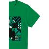 imageMinecraft Boys Video Game TShirt  Black and Green Creeper Face  Official ShirtGreen Zigzag