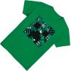 imageMinecraft Boys Video Game TShirt  Black and Green Creeper Face  Official ShirtGreen Zigzag