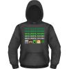 imageMinecraft Boys Video Game Hoodie  Black and Green Creeper Face  Official Costume Hoodie SweatshirtCharcoal Build