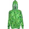 imageMinecraft Boys Video Game Hoodie  Black and Green Creeper Face  Official SweatshirtGreen Camo