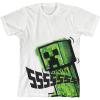 imageMinecraft Creeper Ssssssss Youth Boys White TShirtXL