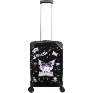 imageBioworld Minecraft Creeper 20quot CarryOn Luggage With Wheels And Retractable HandleKuromi Black and Purple