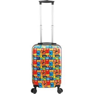 imageBioworld Minecraft Creeper 20quot CarryOn Luggage With Wheels And Retractable HandleSesame Street