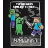 imageMinecraft Boys Short Sleeve Regular FitBlackGray HeatherBlue