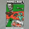 imageMinecraft Boys Short Sleeve Regular FitGreenGreyBlack