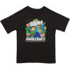 imageMinecraft Boys Short Sleeve Regular FitGreenGreyBlack