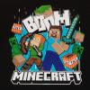 imageMinecraft Boys Short Sleeve Regular FitGreenGreyBlack