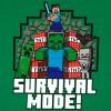 imageMinecraft Boys Short Sleeve Regular FitGreenGreyBlack
