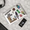 imagePaladone Minecraft Gadget Decals  Includes 4 Sheets Removable Vinyl Stickers