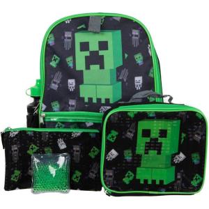 imageMinecraft 5pc Backpack Set