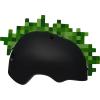imageBell Minecraft Bike HelmetBlackGreen