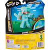 imageHeroes of Goo Jit Zu Minecraft Stretchy Characters Creeper Super Crunchy Goo Filling with Hidden Gunpowder Piece Inside Stretch Him Up to 3 Times His Size  Sensory ToysSteve