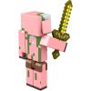 imageMattel Minecraft CraftABlock Zombie Figure Authentic Pixelated VideoGame Character Action Toy to Create Explore and Survive Collectible Gift for Fans Age 6 Years and Older