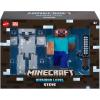 imageMattel Minecraft Diamond Level Creeper Action Figure ampamp DieCast Accessories Collectible Toy Inspired by Video Game 55inch ScaleSteve