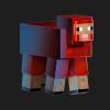imageMattel Minecraft Diamond Level Sheep Action Figure with 3 Accessories 55inch Collector Scale ampamp Pixelated DesignSheep