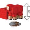 imageMattel Minecraft Diamond Level Sheep Action Figure with 3 Accessories 55inch Collector Scale ampamp Pixelated DesignSheep