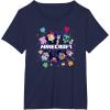 imageMinecraft Chibi Mobs Party Celebration Logo TShirtNavy Blue