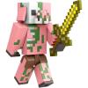 imageMattel Minecraft CraftABlock Zombie Figure Authentic Pixelated VideoGame Character Action Toy to Create Explore and Survive Collectible Gift for Fans Age 6 Years and Older