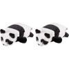 imageMattel Minecraft Plush Panda 12inch Stuffed Animal Figure Floppy Soft Doll Inspired by Video Game Character Collectible Toy1 Count Pack of 2