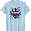 imageMinecraft Chibi Mobs Party Celebration Logo TShirtBaby Blue