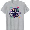 imageMinecraft Chibi Mobs Party Celebration Logo TShirtHeather Grey