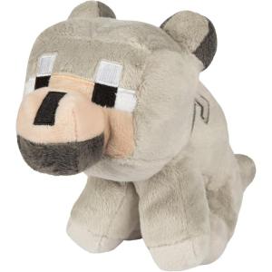imageJINX Minecraft Baby Wolf Plush Stuffed Toy Gray 5quot Tall