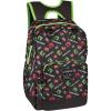 imageJINX Minecraft Scatter Creeper Kids School Backpack Black 17quot