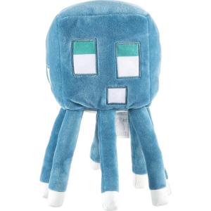 imageMattel Minecraft Glow Squid Plush Figure with Lights ampamp Sounds GlowinTheDark Soft Toy Based on Video Game Collectible Gift for Fans Age 3 Years ampamp Older