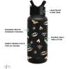 imageSimple Modern Summit Water Bottle with Straw Lid  Minecraft 30oz Leak Proof Stainless Steel Insulated Cup  Gifts for Men  Minecraft CreeperDC Comics Justice League