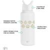 imageSimple Modern Summit Water Bottle with Straw Lid  Minecraft 30oz Leak Proof Stainless Steel Insulated Cup  Gifts for Men  Minecraft CreeperDisney Seal of a Princess