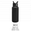 imageSimple Modern Summit Water Bottle with Straw Lid  Minecraft 30oz Leak Proof Stainless Steel Insulated Cup  Gifts for Men  Minecraft CreeperDisney Three Little Pigs