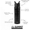imageSimple Modern Summit Water Bottle with Straw Lid  Minecraft 30oz Leak Proof Stainless Steel Insulated Cup  Gifts for Men  Minecraft CreeperFortnite Midnight
