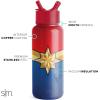 imageSimple Modern Summit Water Bottle with Straw Lid  Minecraft 30oz Leak Proof Stainless Steel Insulated Cup  Gifts for Men  Minecraft CreeperMarvel Captain Marvel