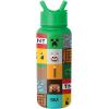 imageSimple Modern Summit Water Bottle with Straw Lid  Minecraft 30oz Leak Proof Stainless Steel Insulated Cup  Gifts for Men  Minecraft CreeperMinecraft Creeper
