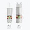 imageSimple Modern Summit Water Bottle with Straw Lid  Minecraft 30oz Leak Proof Stainless Steel Insulated Cup  Gifts for Men  Minecraft CreeperStar Wars R2D2