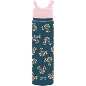 imageSimple Modern Summit Water Bottle with Straw Lid  Minecraft 30oz Leak Proof Stainless Steel Insulated Cup  Gifts for Men  Minecraft CreeperDisney Mickey Mouse Floral Riptide